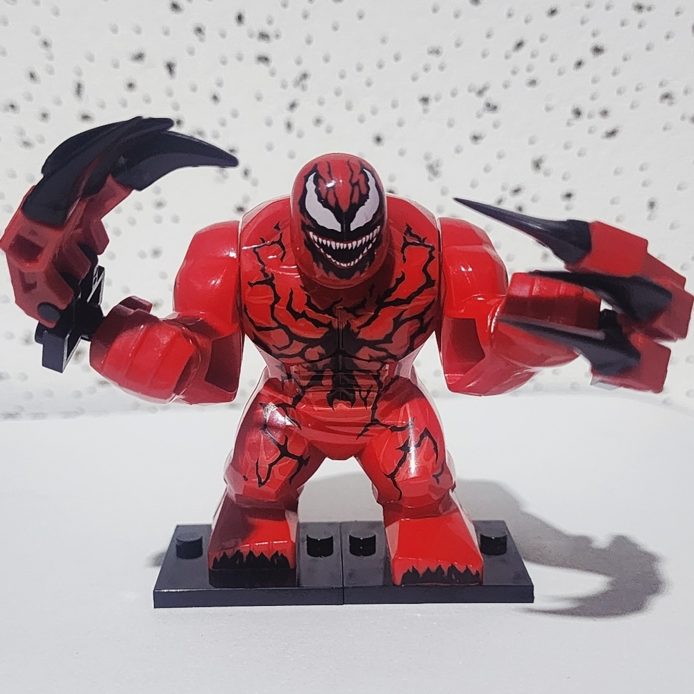 Custom Lego compatible Large Scale Spider Man Red Venom Carnage